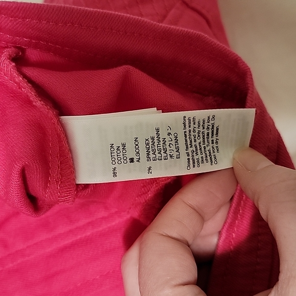 Gap Pink Moto Denim Jacket - 2 yrs - Picture 5 of 5